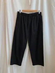 MUJI ブラック イージーパンツ (M-L)