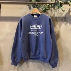 JERZEES スウェット Mサイズ 両面プリント フェード ブルー