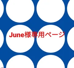 June様専用ページです。