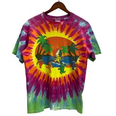 GRATEFUL DEAD ダンシングベア タイダイ ロングスリーブTシャツ - メルカリ