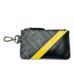 フェンディ FENDI コインカードケース 7M0343 ブラック レザー レディース カードケース