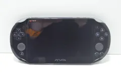【送料無料】 ソニー SONY PS Vita PCH-2000 ブラック 携帯ゲーム機 本体 　通電のみの確認