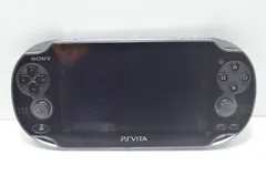 【送料無料】 ソニー SONY PS Vita PCH-1100 ブラック 3G/Wi-Fiモデル 携帯ゲーム機 本体 　通電のみ確認