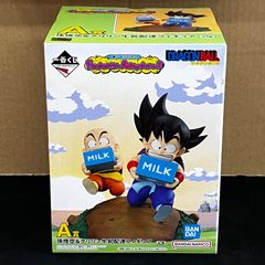 신품 미개봉 이치 반 쿠지 드래곤 볼 Fantastic Adventure2 A상 손오공 & 크릴린 우유 배달 피규어