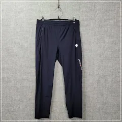 638 デサント ネイビー ストレッチ パンツ レディース Mサイズ