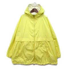 ヘルノ HERNO ポケッタブル リバーシブル ブルゾン ナイロン フーディ ジャケット GI000219D 2024SS イエロー ホワイト 42のサムネイル