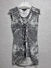 EGOIST エゴイスト プリンティング ノースリーブ ブラウス ほぼ新品コンディション