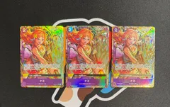 【ワンピースカード】ナミ　パラレル　3枚セット　PRB02-012