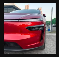 【送料無料】テスラ モデルY ハイランド 24年- 専用設計 フロントカナード エアロフィン バンパーガーニッシュ ドレスアップ カスタム パーツ アクセサリー エクステリア SUV