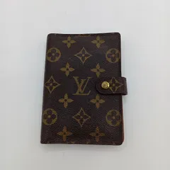 LOUIS VUITTON ルイヴィトン モノグラム アジェンダPM 6穴 手帳カバー R20005 ブラウン