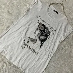 RINASCIMENTO イラストTシャツ ホワイト S ラメ 女性 オシャレのサムネイル