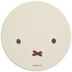 金正陶器(Kaneshotouki)  ミッフィー (フェイス) 陶製 吸水 コースター 9cm 493516