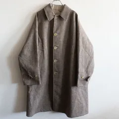 【美品/一枚袖】ANATOMICA【ツイード シングル ラグランコート/リバーシブル】44 ステンカラー コート アナトミカ 26040002のサムネイル