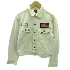 リー LEE ヴィンテージ 80s 101J ホワイトデニムジャケット ワッペン 刺繍 白 ホワイト 1212