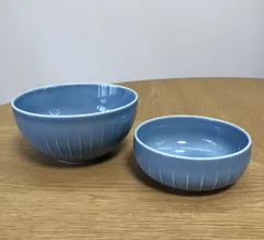 Arzberg(Rosenthal)　ジョイン　デニムブルー　ディープボウル15㎝、サラダボウル12㎝　セットのサムネイル