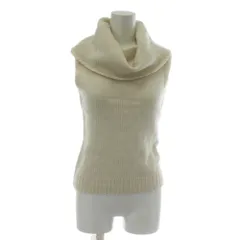 ボディドレッシングデラックス BODY DRESSING Deluxe ニットベスト セーター ウール ノースリーブ ハイネック 9 アイボリー /XZ ■GY61