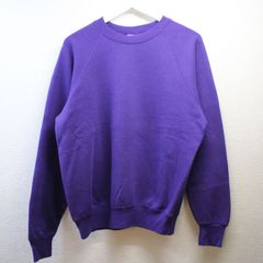 90S USA製 スウェット TULTEX パープル ツートーン L 古着 - メルカリ