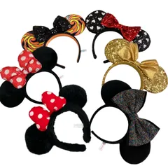 186001 東京ディズニーリゾート ディズニー ミニーカチューシャ ユニセックス 6点まとめ売り