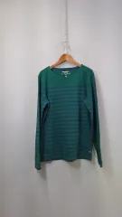 グリーン ストライプ Tシャツ nb