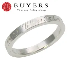 【中古】 ティファニー リング・指輪 ノーツナロー ニューヨーク シルバー925 約3.0g シルバー アクセサリー レディース 女性 TIFFANY&Co.