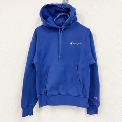 古着 used　Champion　チャンピオン　スウェットパーカー/フーディー　青　ブルー　XSサイズ