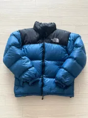 THE NORTH FACE ザノースフェイス ダウン 700 ヌプシ 海外モデル 黒緑 M (100-105)
