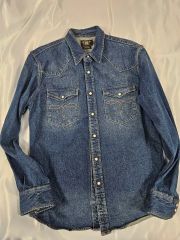 【RRL】リネン混インディゴウエスタンシャツ RRL】リネン混インディゴウエスタンシャツ - メルカリ