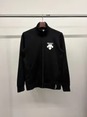 (100) メンズ DESCENTE エッセンシャルズ ビックロゴ ジップアップ トラックジャージ ジャケット トップス