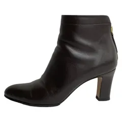 PELLICO(ペリーコ) ショートブーツ 38 レディース - ダークブラウン アウトソール張替済 レザー