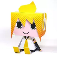 【中古】紙製品(キャラクター) [未組立品] グラフィグ036 鏡音レン 鏡音リン・レン   