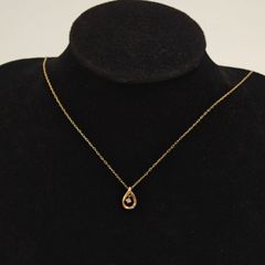 18金マルチカラー サークル ネックレス Au750・0.783ct刻印あり | Mercari