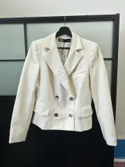 新品/ZARA ザラ 肩パッド ダブル ジャケット