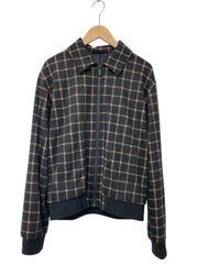 PUMA チェック柄 ジップアップパーカー カーキ - メルカリ