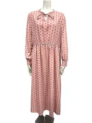 【中古】LAURA ASHLEY　ローラアシュレイ　ワンピース　レディース　40サイズ　11号　ピンク＿S26＿セルモアから出品＿s-0980-r26