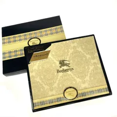 Burberry's バーバリーズ ソフトコットンシーツ 140×240 西川産業/コットン/ライトベージュ ホースロゴ刺繍/ペイズリー柄     / 240001197256