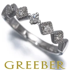 ミッシェルクラン リング ダイヤ ダイヤモンド 0.09ct ミルグレイン 11.5号 K18WG #188284のサムネイル