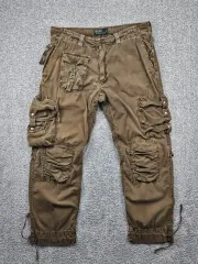 90's ポロラルフローレン ミリタリー パイロット カーゴパンツ (36X30)/ 11724