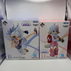 一番くじ　ワンピース　思い描く未来　2点セット　B賞　モンキー・D・ルフィ　ギア5　D賞　アトラス　MASTERLISE EXPIECE　フィギュア　バンダイ　バンダイナムコ　（ME26-3995）