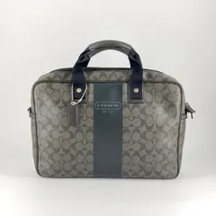 ※カズ太郎様専用※COACH（コーチ） ヘリテージ シグネチャー  2way F70592 ビジネスバッグ ブラック