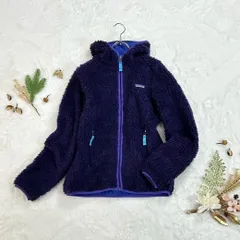14年製 Patagonia パタゴニア レトロX  ボアフリースジャケット パーカ ジップアップ パープル 紫 レディース STY23065FA14