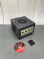 【動作OK】 任天堂 ニンテンドー ゲームキューブ 本体  バイオレット おまけ付き 0403-404
