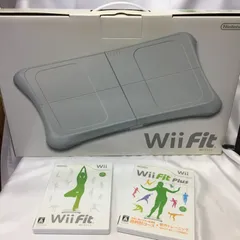 S【中古】任天堂 Nintendo Wii fit ソフト付き  ゲーム機 ソフト付き フィットネス