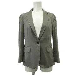 アンタイトル UNTITLED テーラードジャケット 上着 2 グレー 長袖 シングルブレスト /PP ■ECE003