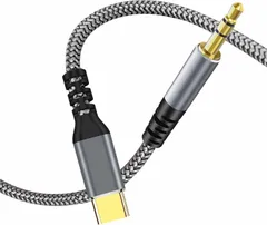 USB C to 3.5mm 変換ケーブル 1.2M AUXオーディオケーブル