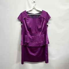 レディース ワンピース パープル 23号☆CTR-380☆