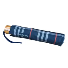 180053 現状品 Burberrys バーバリーズ 傘　折りたたみ傘　チェック ネイビー