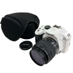 PENTAX K-x ホワイト 標準レンズ、ズームレンズ、取説付き - メルカリ