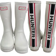 186000 HUNTER ハンター オリジナル　ショート　ロゴ　バックストラップ WFS2353RMA  25cm ホワイト レディース