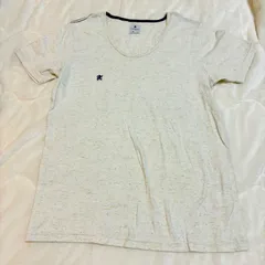 R.NEWBOLD Tシャツ Mサイズ カラフルネップ コットン100％ 半袖 シンプル ロゴ刺繍のサムネイル