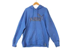w01260220093　puma　XLサイズ　Blue　　トップス　パーカー　秋冬
